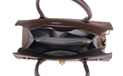 Uma Suede Satchel Set