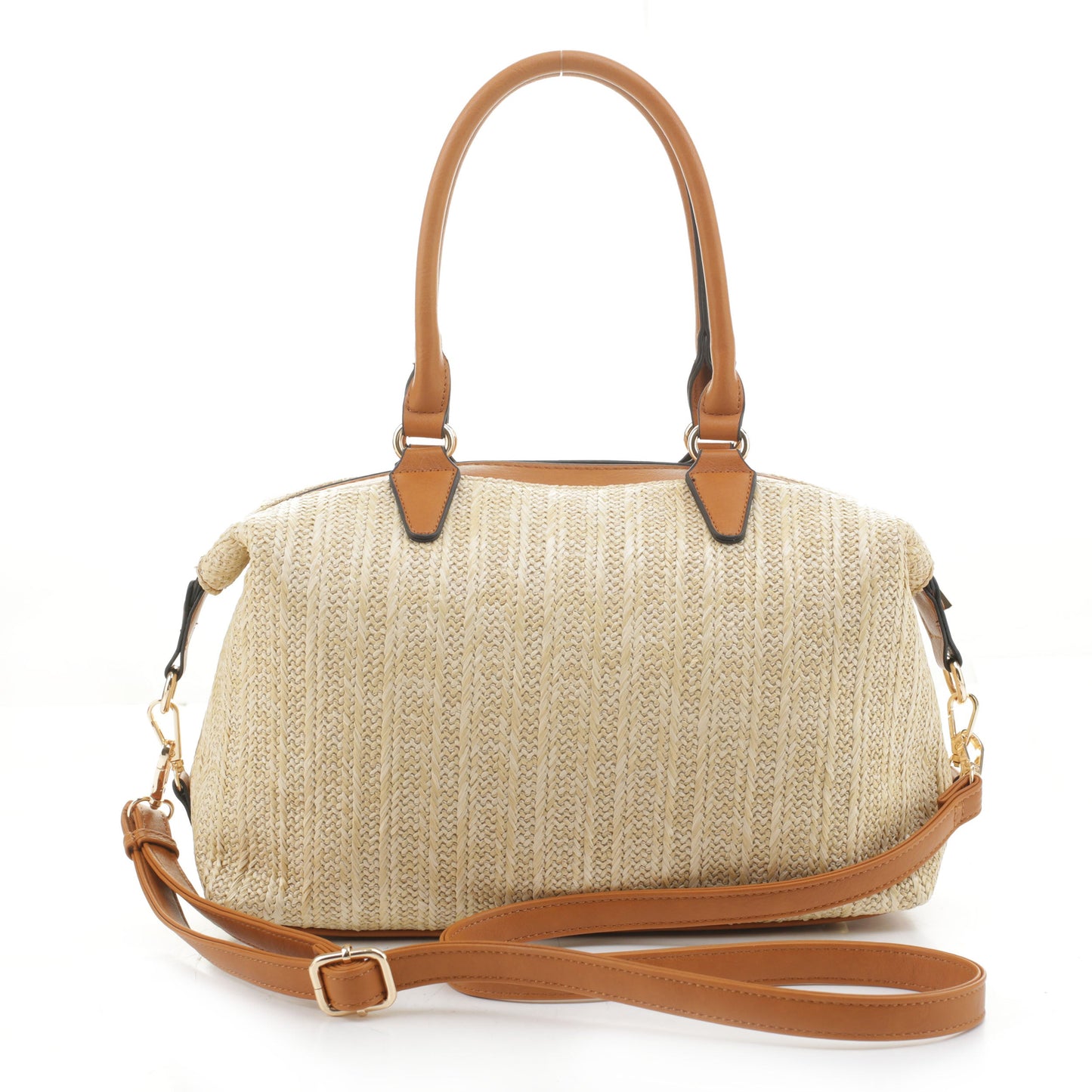 Zara Mini Straw Duffel