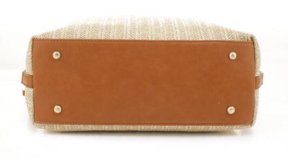 Zara Mini Straw Duffel