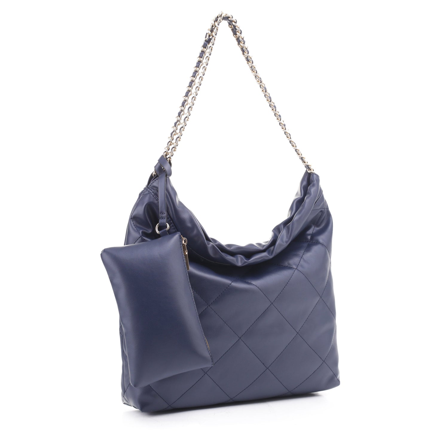 Hazel Quilted Hobo with Pouch