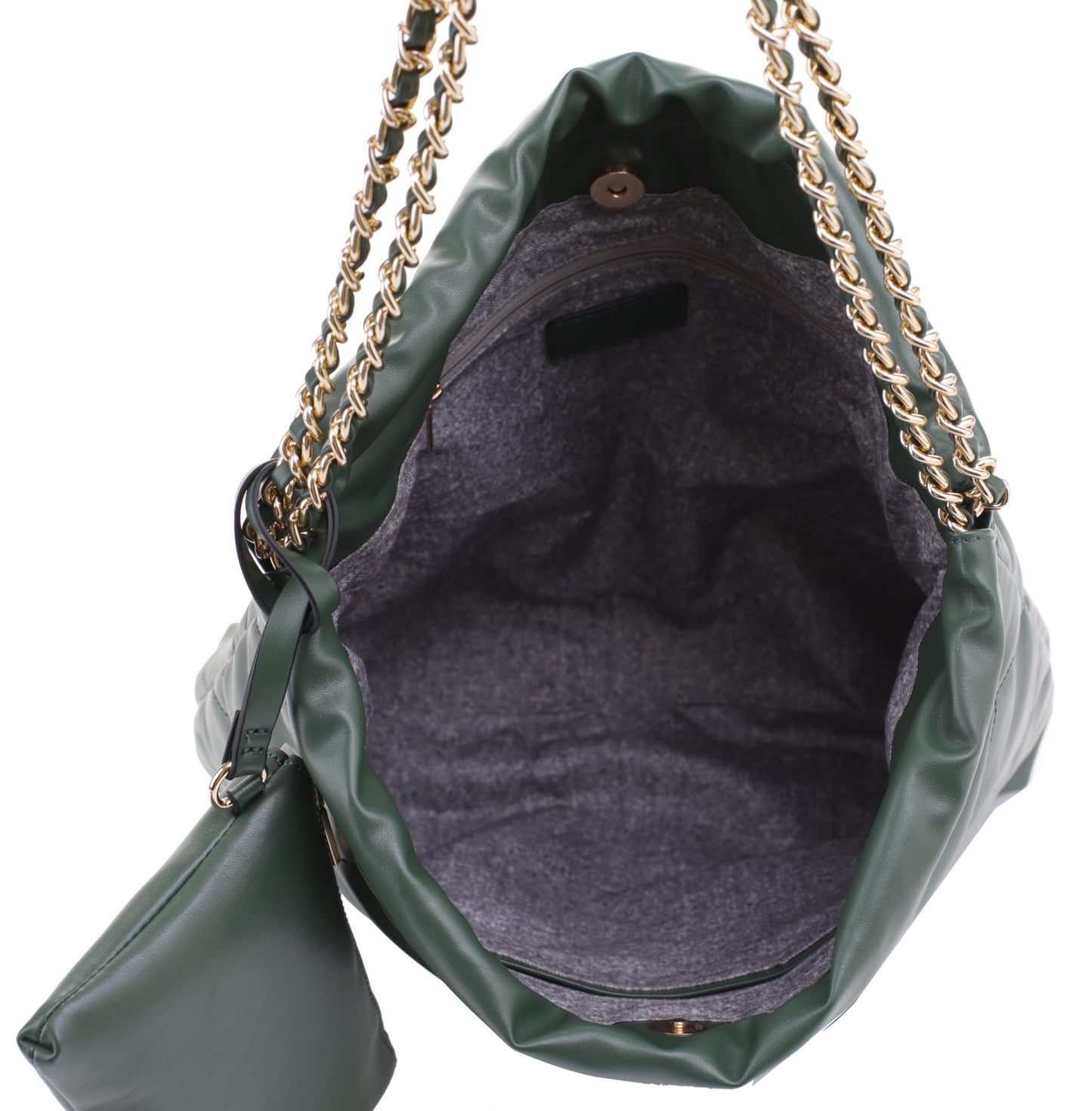 Hazel Quilted Hobo with Pouch