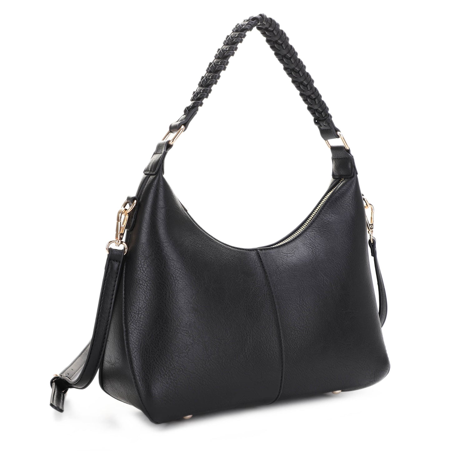 Patricia Hobo Shoulder Bag with Braided Handle