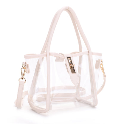 Atlas Color Accent Clear Mini Tote