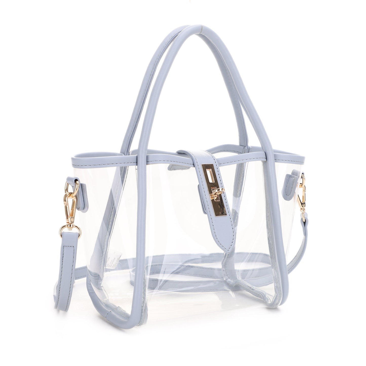 Atlas Color Accent Clear Mini Tote