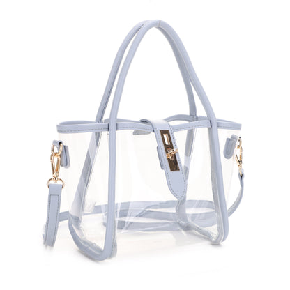 Atlas Color Accent Clear Mini Tote