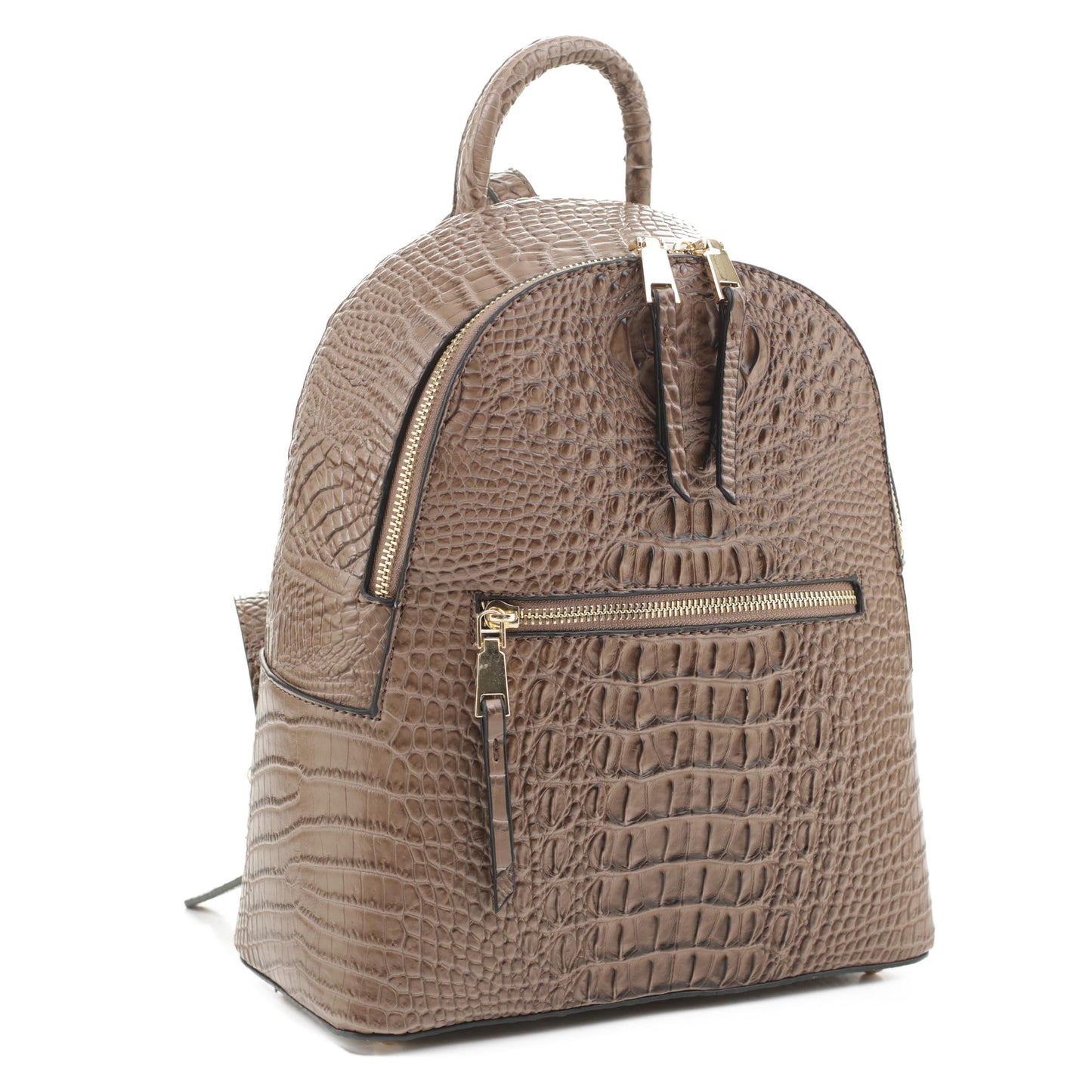 crocodile backpack mini Blake Crocodile Embossed Backpack – Shop Isabelle Handbags