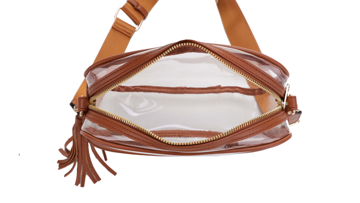 Atlas Color Accent Clear Crossbody