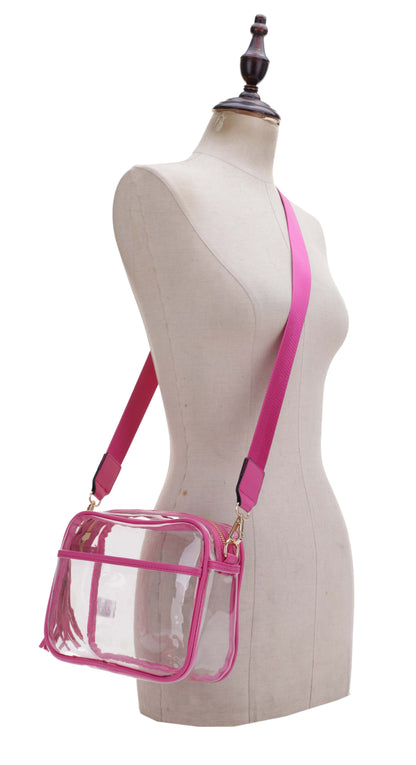 Atlas Color Accent Clear Crossbody