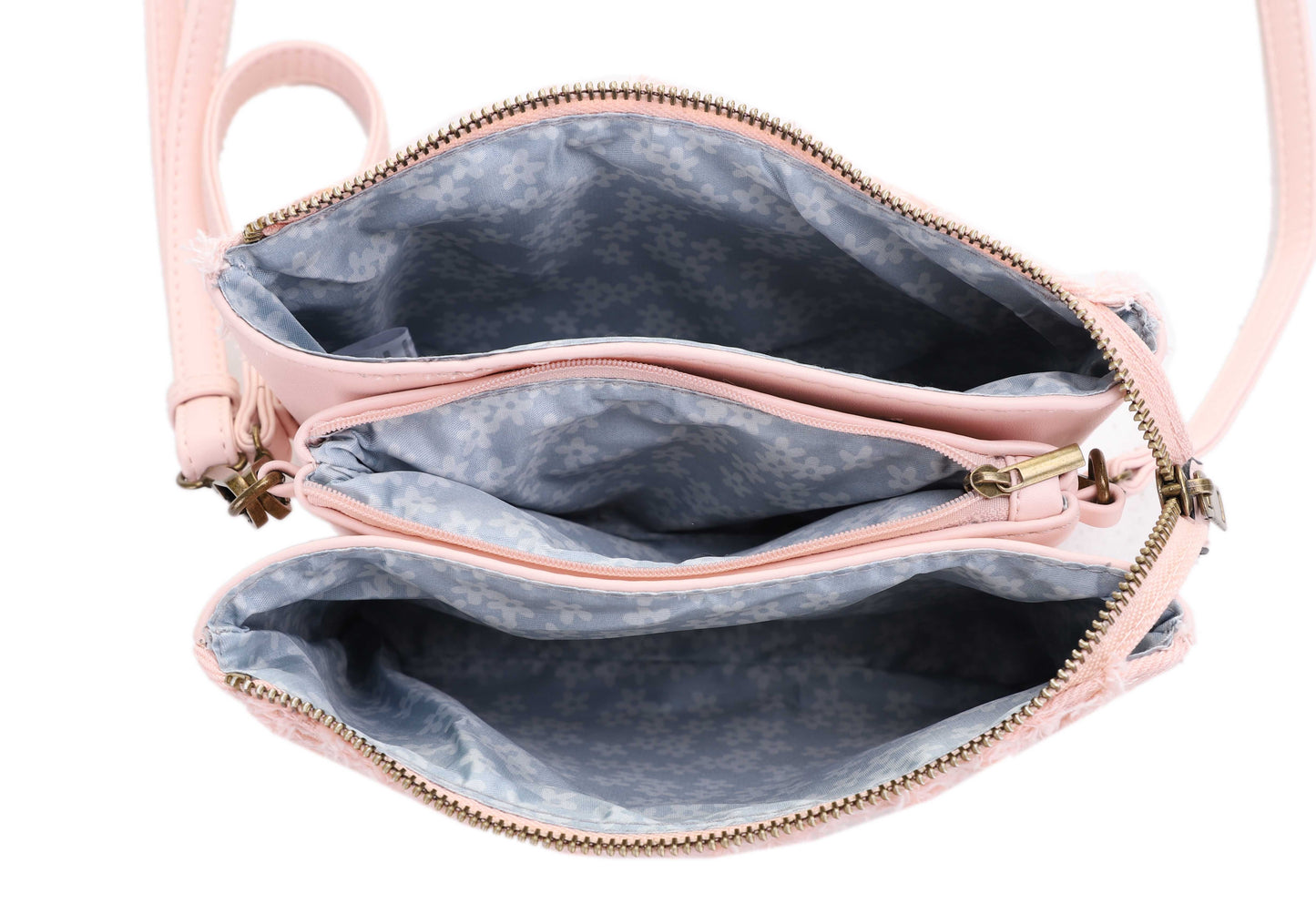 Callie Distressed Denim Crossbody