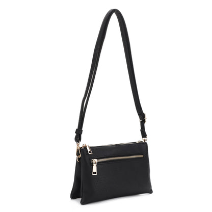 Callie Crossbody with Front Zipper Pocket