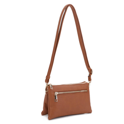 Callie Crossbody with Front Zipper Pocket