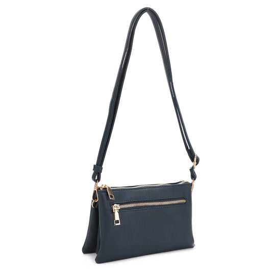 Callie Crossbody with Front Zipper Pocket