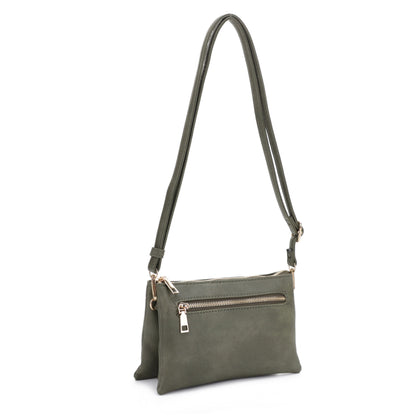 Callie Crossbody with Front Zipper Pocket