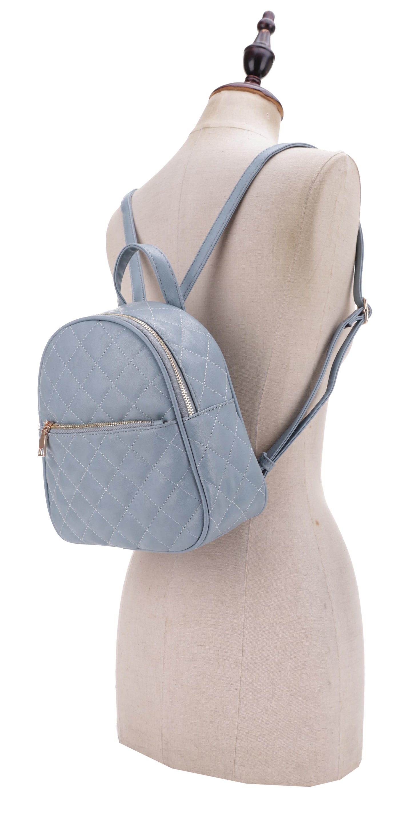 Quilted Mini Backpack