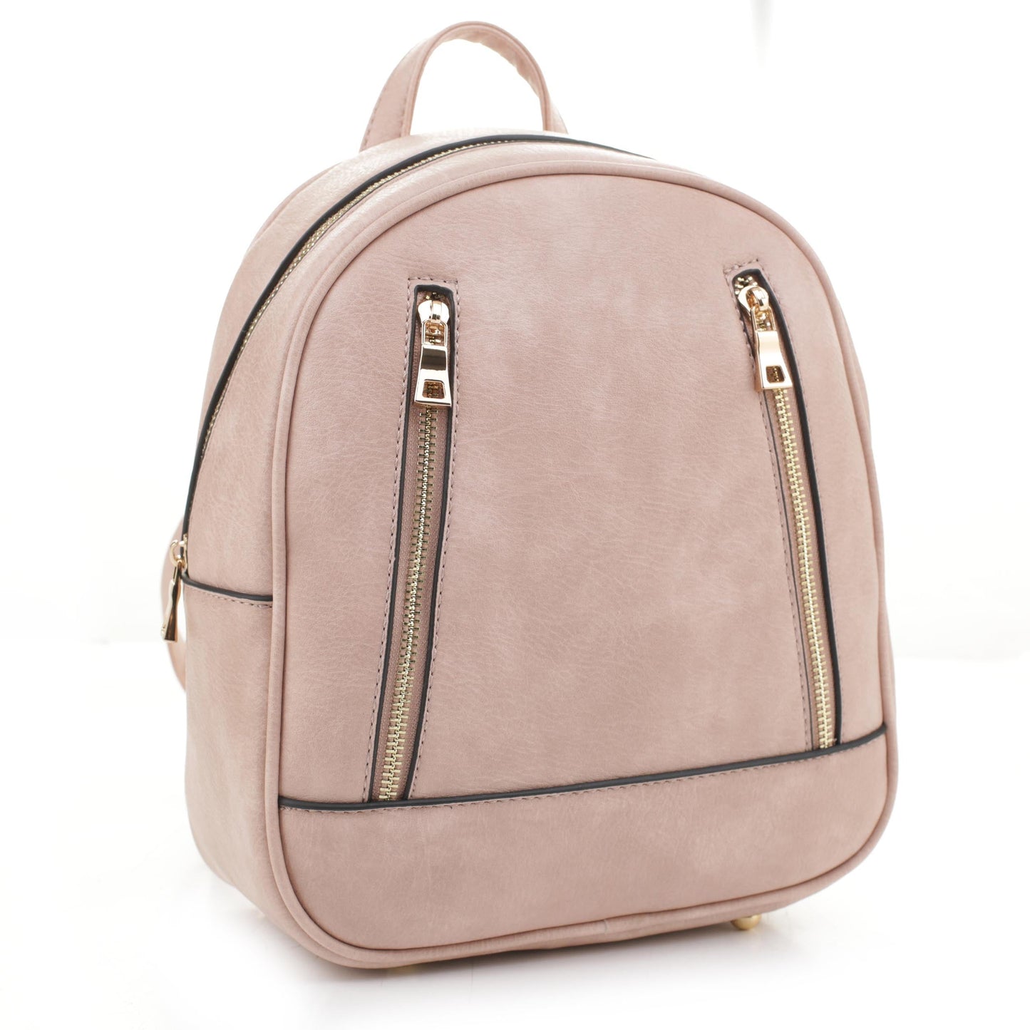Double Front Zipper Backpack
