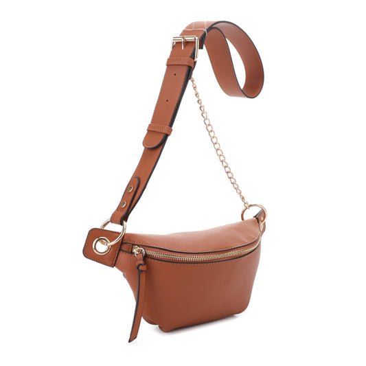 Crossbody Fanny Pack with Buckle Strap