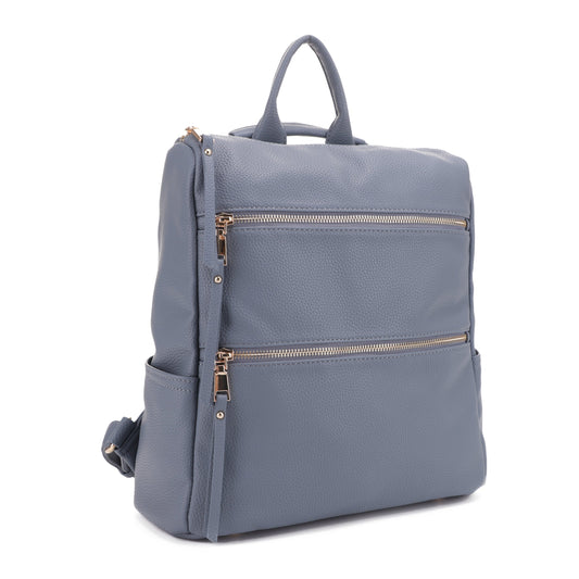 Double Front Pocket Square Backpack