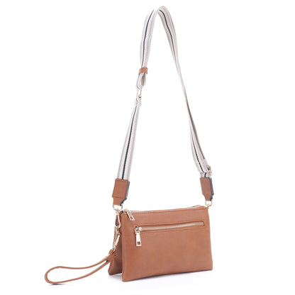 Callie Crossbody with Front Zipper Pocket