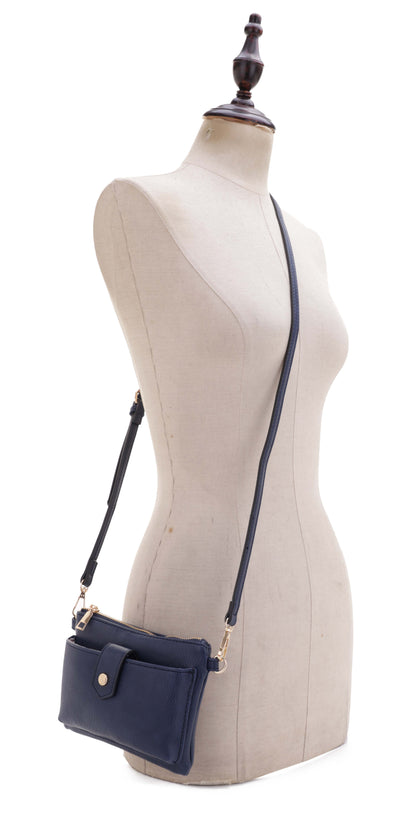 Walker Single Main Zipper Crossbody