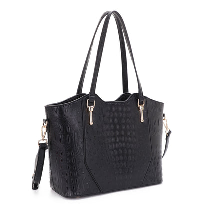 Sheila Ostrich Print Tote