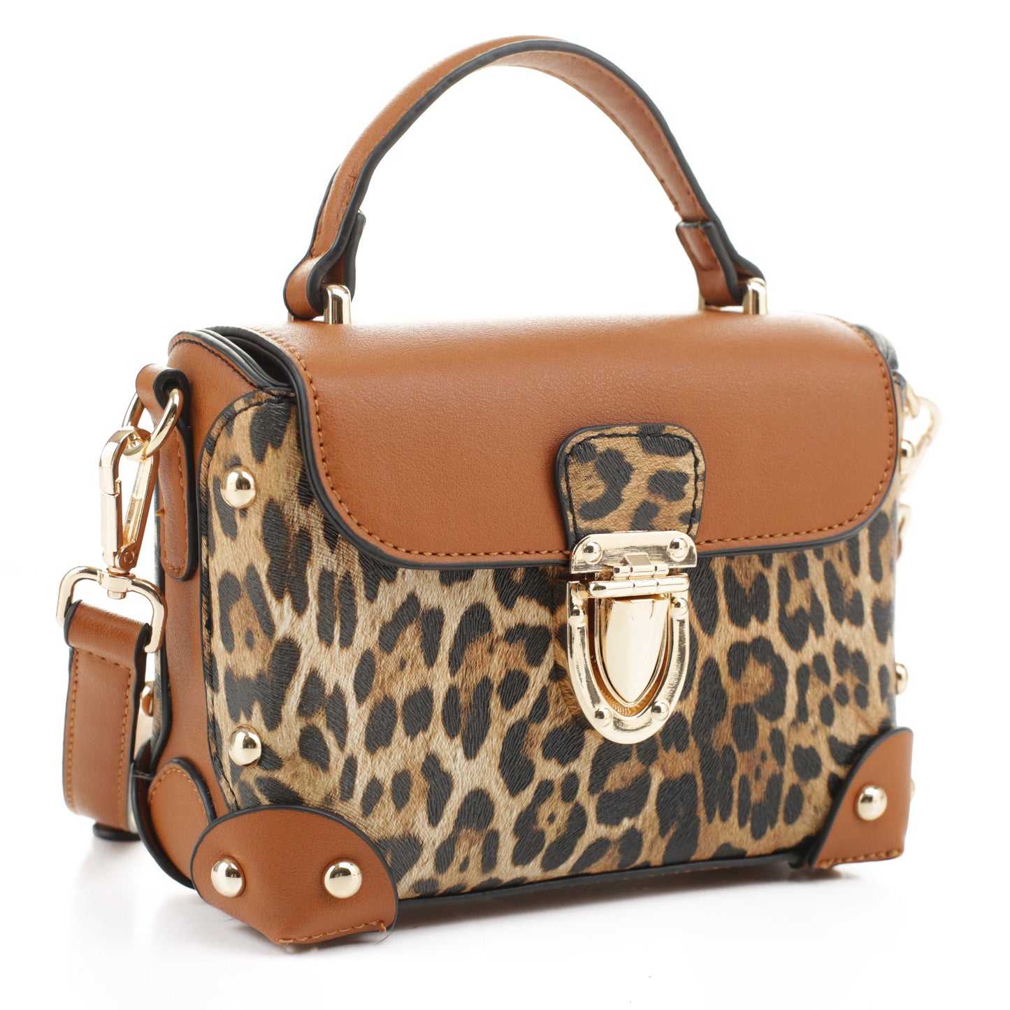 Yvette Leopard Print Crossbody