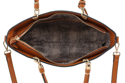 Vida Geometric Monogrammed Tote Set