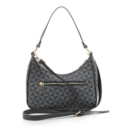 Vivi Geometric Monogrammed Shoulder Set