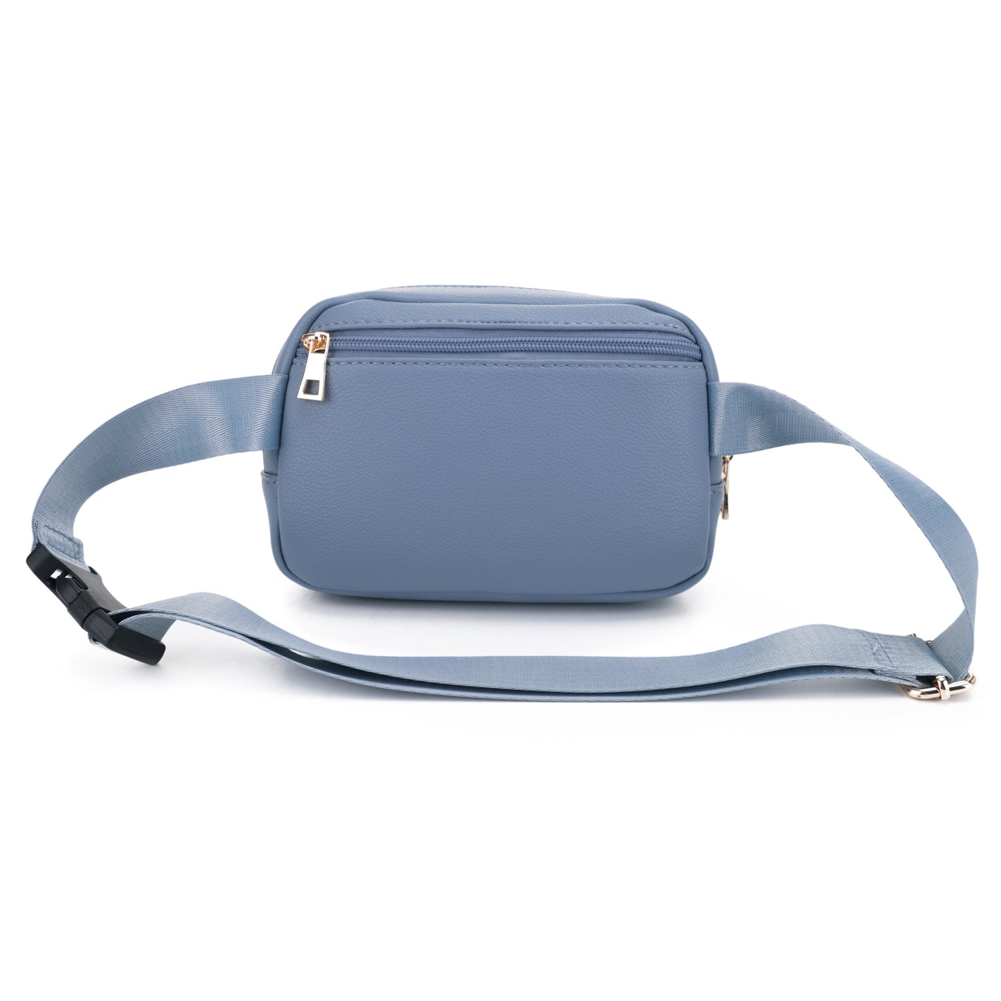 Nylon Strap Leather Belt Bag